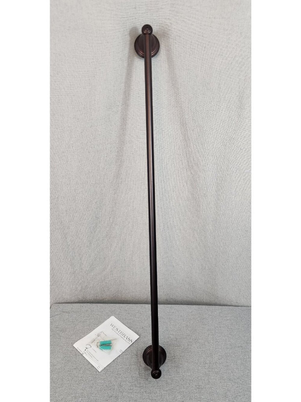 Westbrass 24" Towel Bar Victorian Bronze Bathroom Fixture NEW All Brass 2852-12V